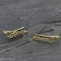 Ear Climber Earrings, Gold Ear Climber, Ear Climber, Ear Crawler Earrings