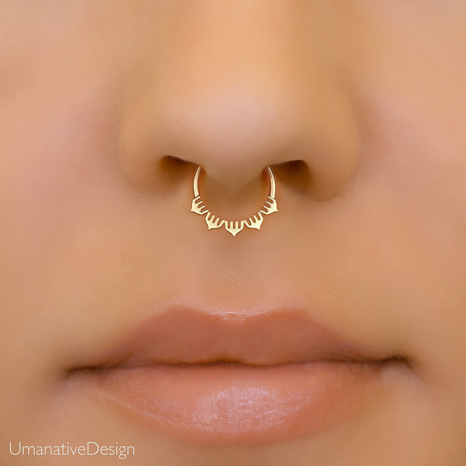 Buy Stainless Steel Moon Nose Ring Hoop Indian Nose Ring Septum Ring Nose  Jewelry Nose Piercing Small Nose Hoop Online at desertcartINDIA