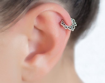 Helix Hoop, Tragus Earring, Conch Piercing, Cartilage Earring, Tiny Hoops, Tragus Hoop, Helix Earring, Tragus jewelry