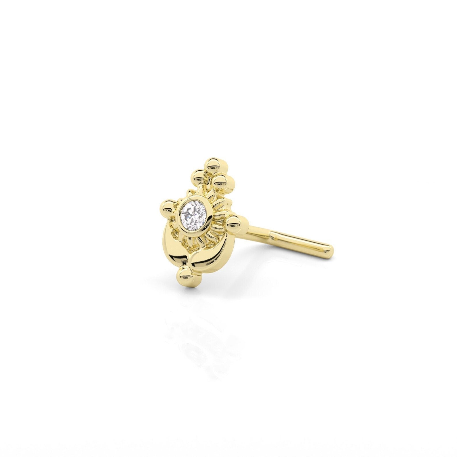 Aarong nose pin gold sale