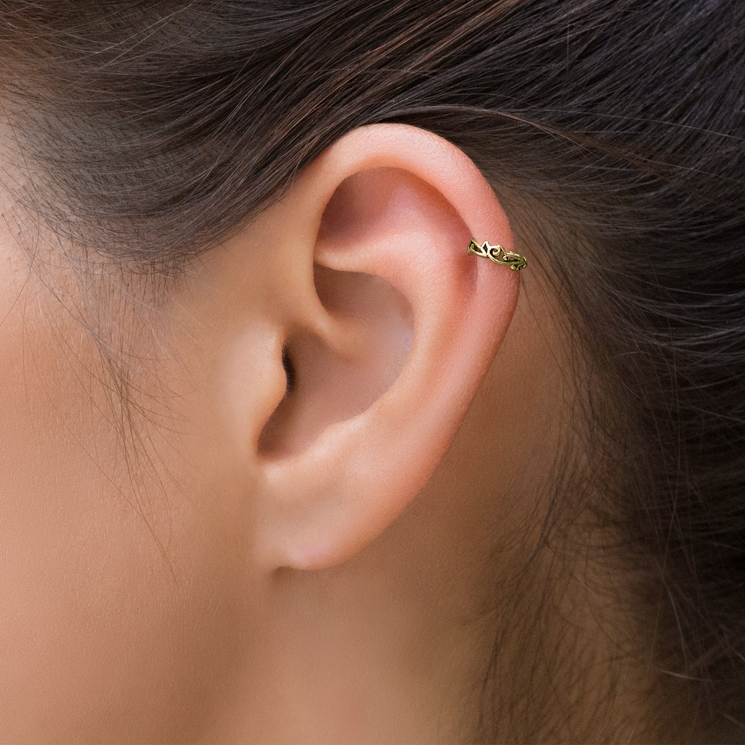 ★TEMPLE OF THE SUN★Helix Huggie フープピアス 直径1.3cm ☆TEMPLE OF THE SUN☆Helix Huggie フープピアス 直径1.3cm