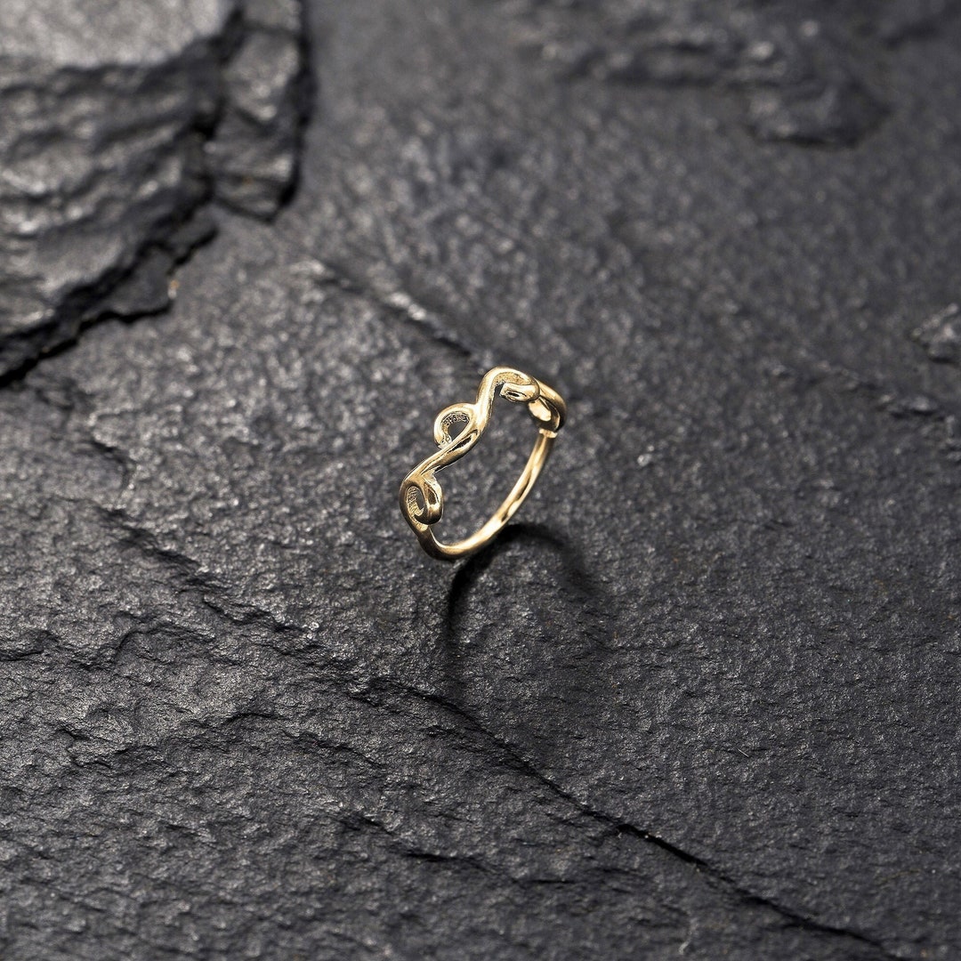 Dainty Nose Hoop Gold Nose Ring Solid Gold Nose Ring Unique Nose Ring Nose Piercing Nostril Jewelry Tribal Nose Ring Swirl Nose Ring Etsy Canada