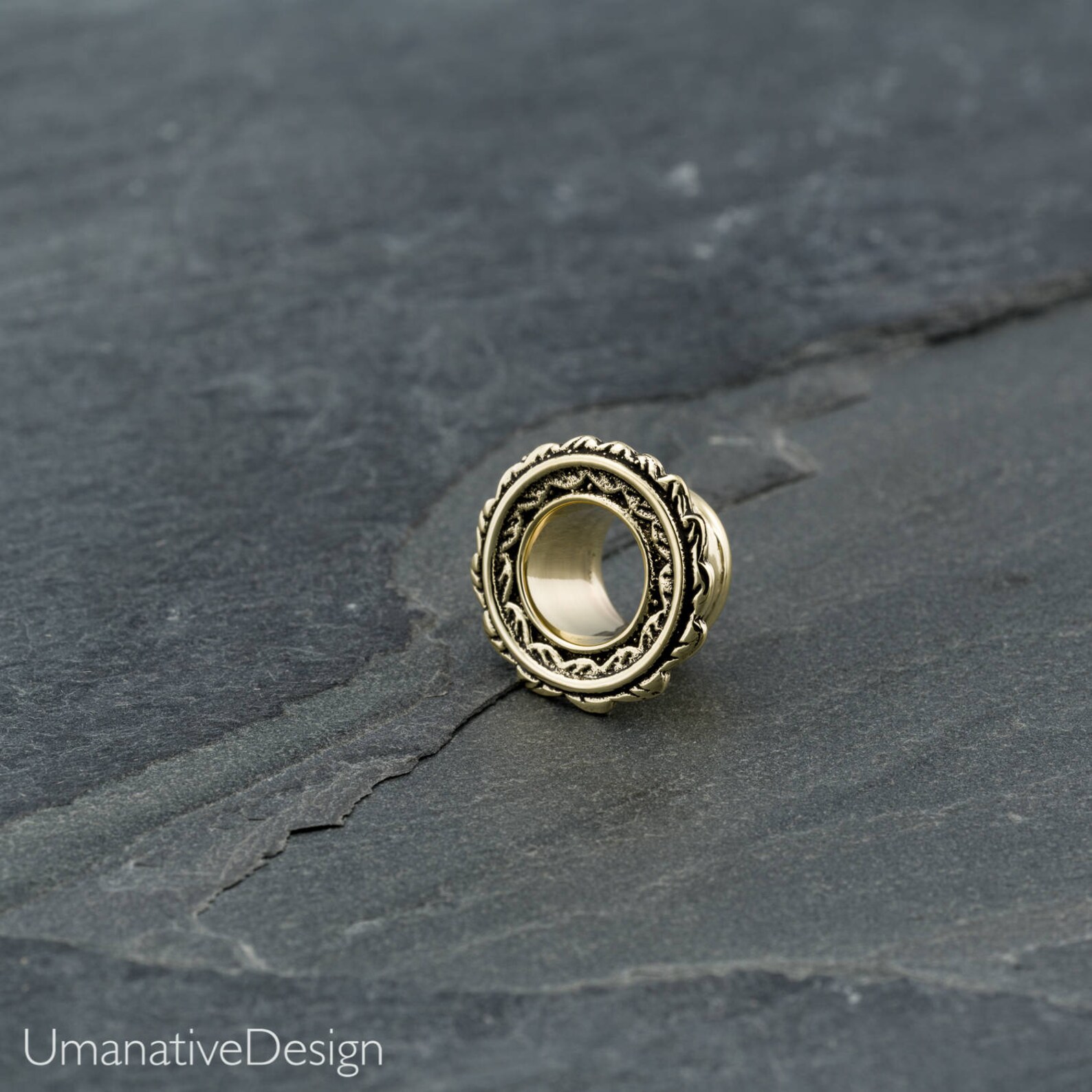 Gold Feather Gauges. Unique Ear Gauges. Plugs and Tunnels. 6g Etsy