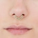 Fake Septum Ring, Faux Septum Piercing, Fake Septum Piercing, Septum Jewelry, Tribal Septum Ring, Septum Cuff 