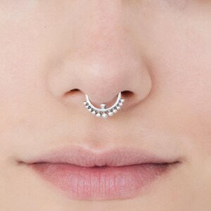 18g Septum Ring, Septum Piercing, Septum Jewelry image 3