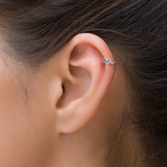 Cartilage Earring Cartilage Hoop Helix Earring Daith Piercing Tragus Piercing Cartilage Jewelry Etsy