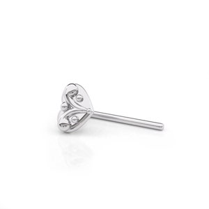 Nose Ring Stud, Silver Nose Stud, Nose Ring, Nose Piercing, Nose Jewelry, Nose Stud, Nose Stud 20g. Nose Ring Stud. Lotus Nose Stud