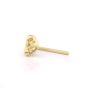 Gold Lotus Nose Stud, Flower Nose Stud, Nose Jewelry, Nose Stud Gold, Nose Ring, Nose Piercing, Boho Jewelry, Nose Ring Stud, Nose Studs