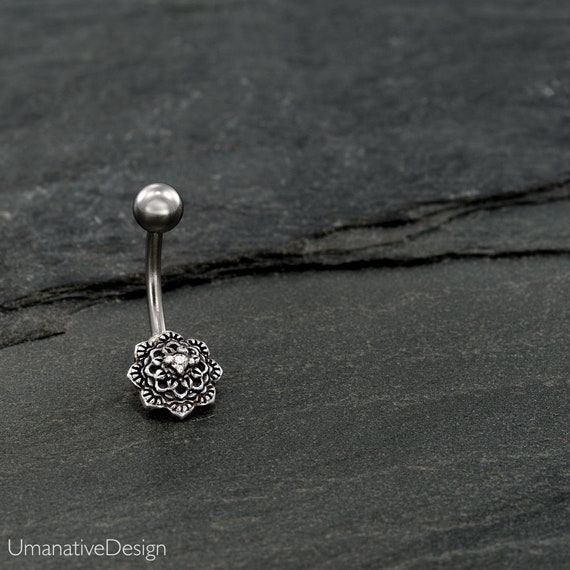 Sterling silver belly rings online
