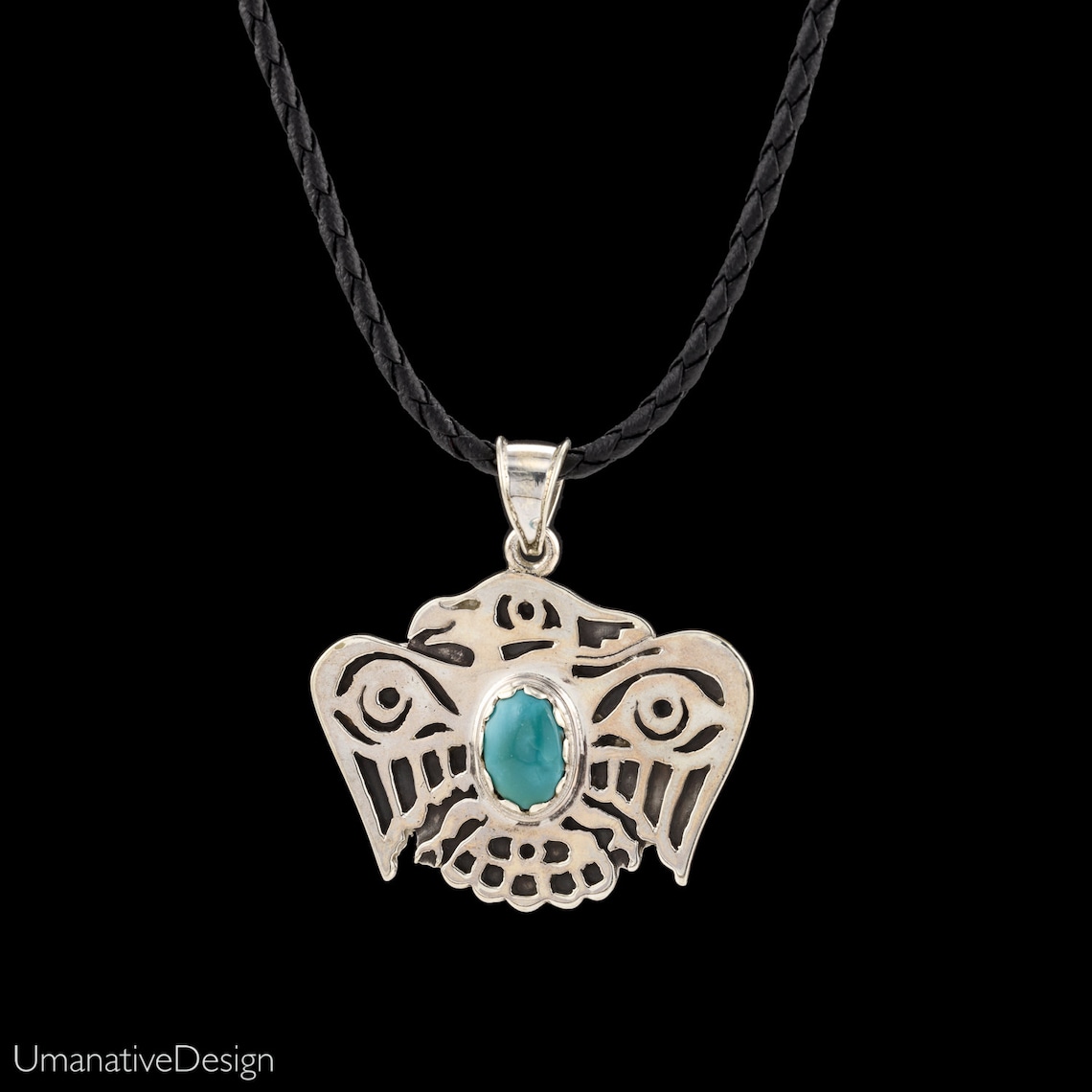 Eagle Necklace Silver Eagle Jewelry Men Pendant Men Etsy