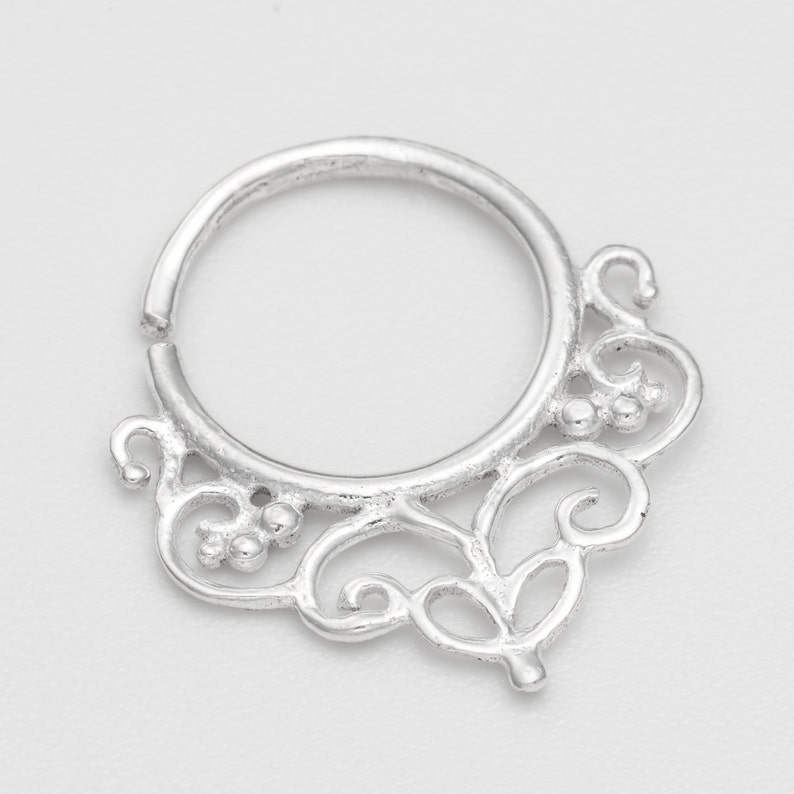 Septum ring, India Septum Ring, Gold Septum Sterling Silver