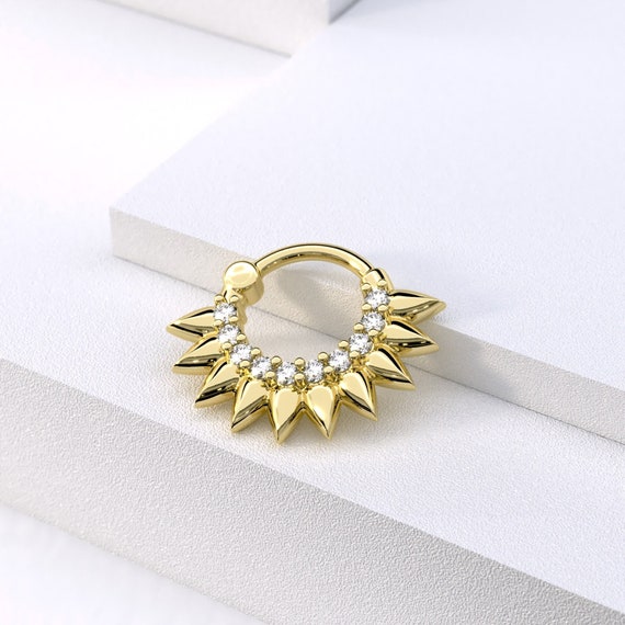 SYKIA×soel Unevenness Pierce　gold SYKIA×soel Unevenness Pierce gold Rise + Shine - Solid 14k