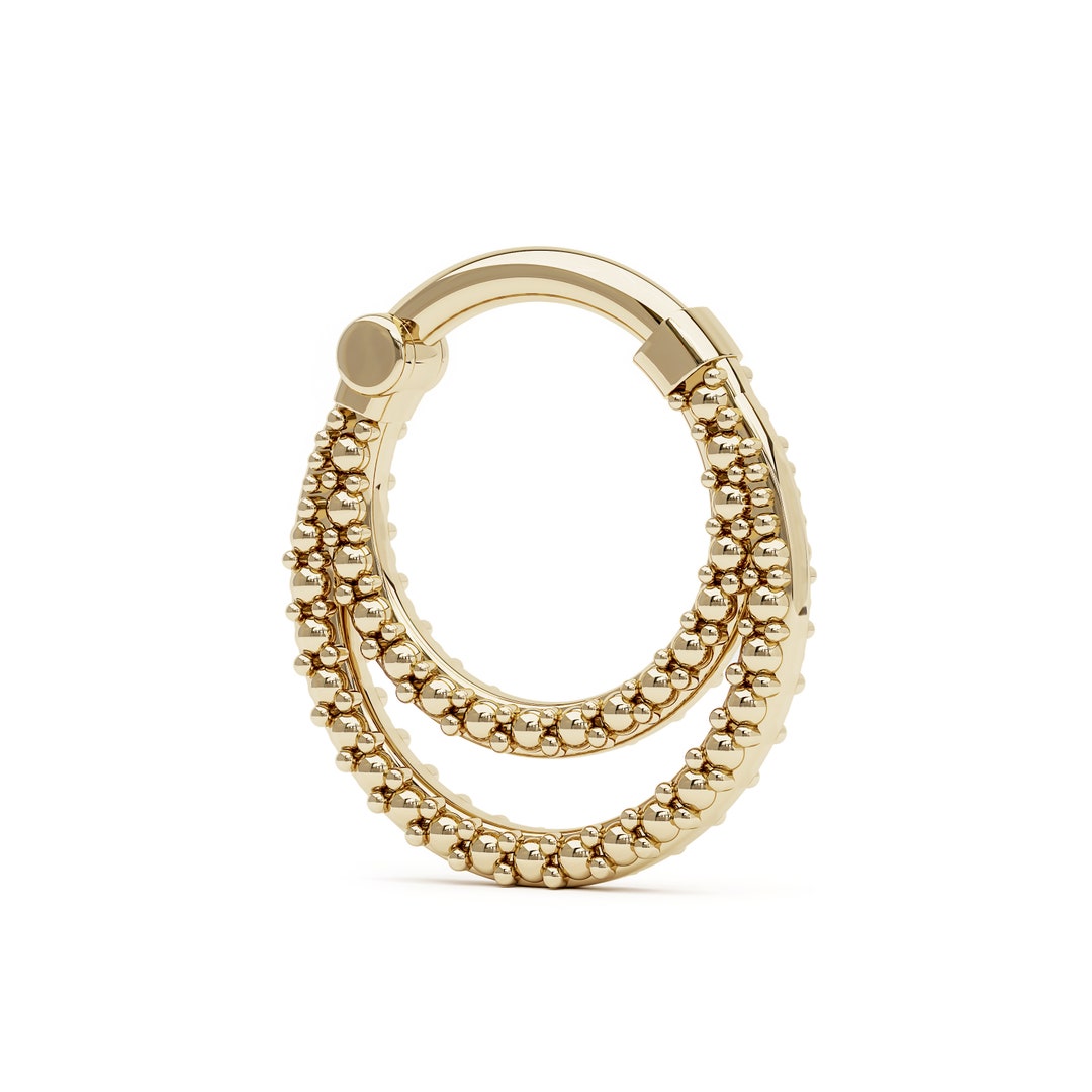 Plain Daith Hoop Single Earring