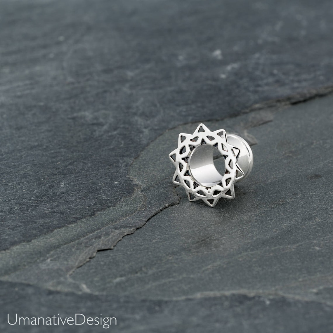 Silver Ear Tunnels 2g Plugs Gauges Ear Tunnels Silver 6mm Etsy UK