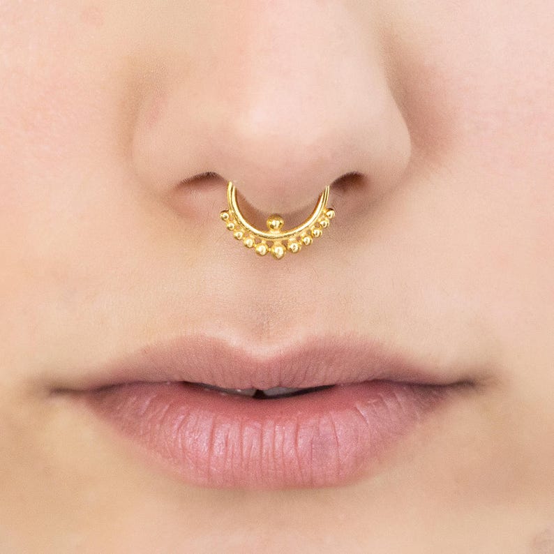 18g Septum Ring, Septum Piercing, Septum Jewelry image 1