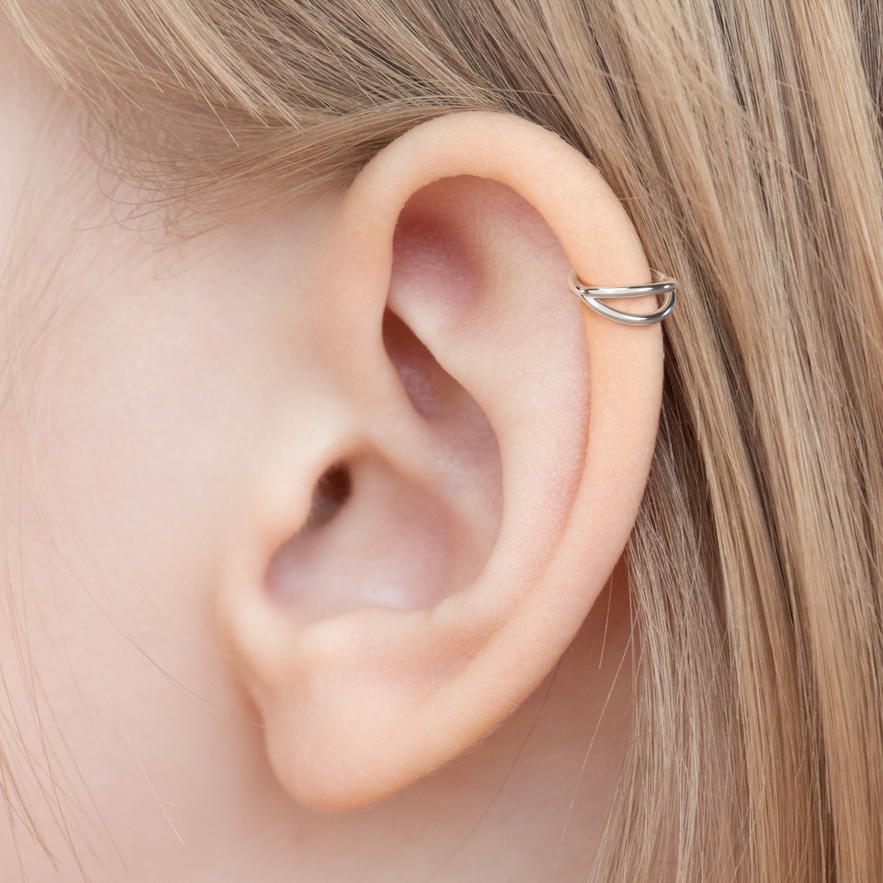 FIOROYAL Boucles D'oreilles Femme Acier Inoxydable Cartilage