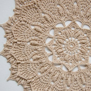 Pattern for crochet doily TOVI, Instant download