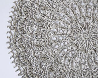 Pattern for crochet doily SOL, Instant download