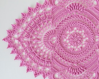 LINDA Digital pattern for crochet doily (Written instructions only), English/Russian