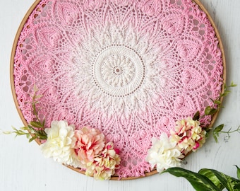 EIVOR - Digital pattern for crochet doily (Written instructions only), Russian/English/Dutch