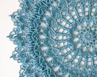 Pattern for crochet doily SUN, Instant download