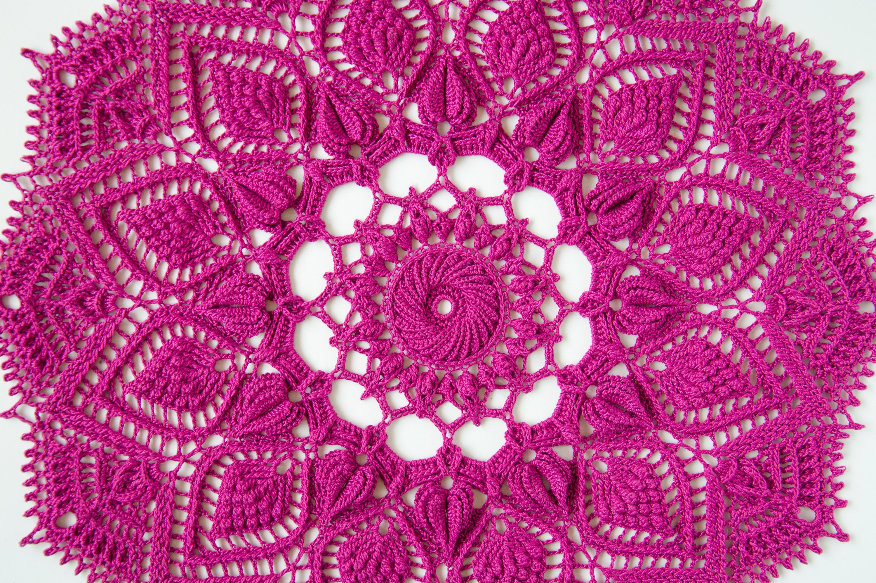Pattern for Crochet Doily YENNEFER, Instant Download - Etsy