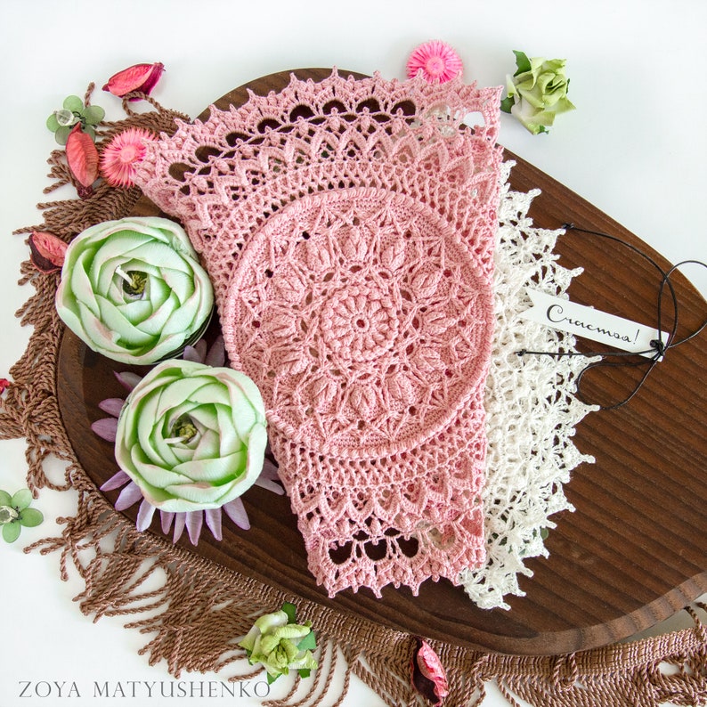 Pattern for crochet doily CIRI, Instant download image 7