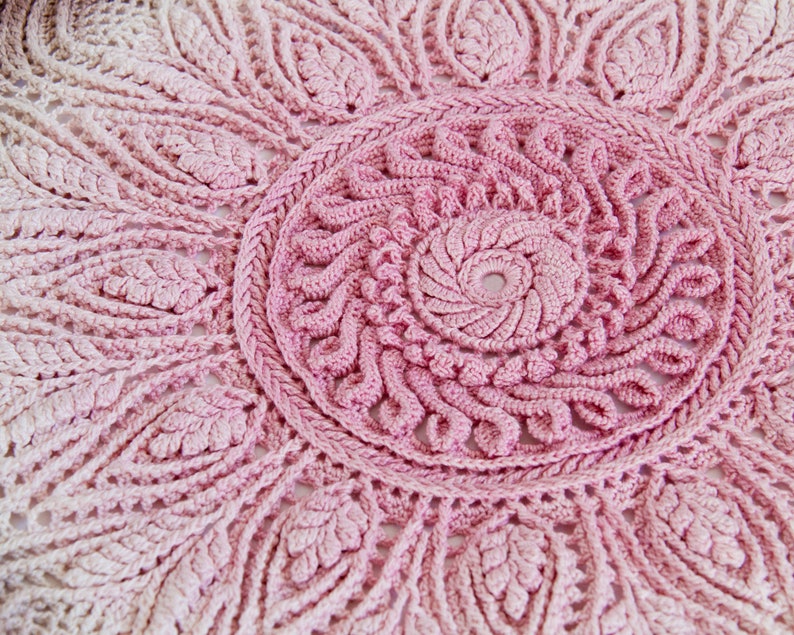 THEIA Digital Pattern for Crochet Doily written Etsy