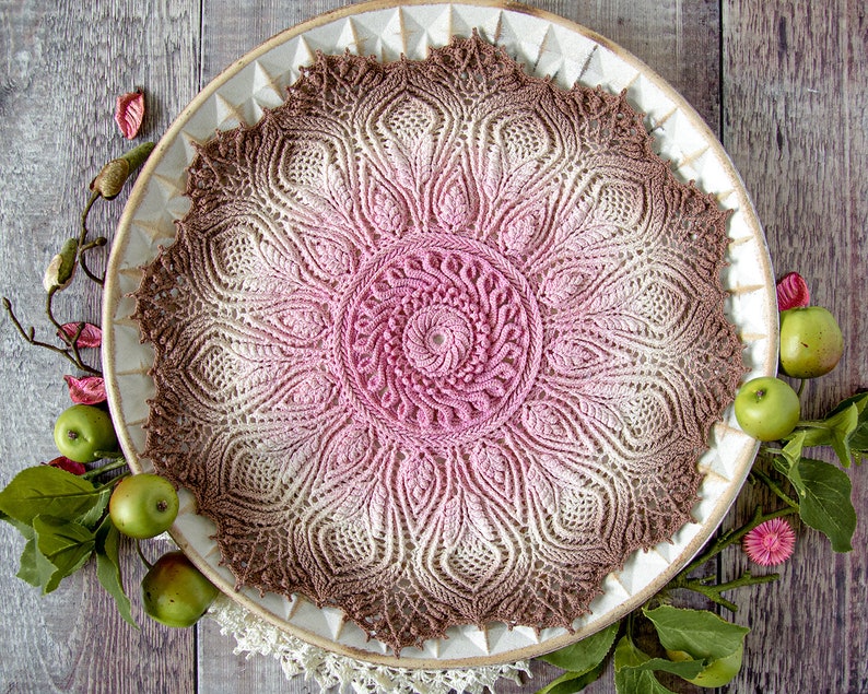 THEIA Digital Pattern for Crochet Doily written Etsy