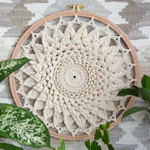 NORNA Digital pattern for crochet doily (Written instructions only), English/Russian