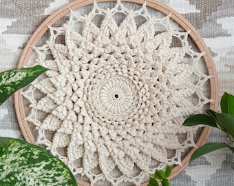 NORNA Digital pattern for crochet doily (Written instructions only), English/Russian