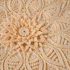 BIRGITTA Digital pattern for crochet doily Written instructions full chart, English/Russian/Dutch image 7