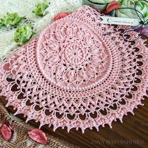 Pattern for crochet doily CIRI, Instant download image 8