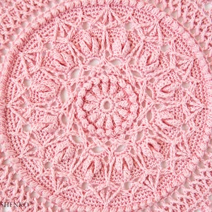 Pattern for crochet doily CIRI, Instant download image 6