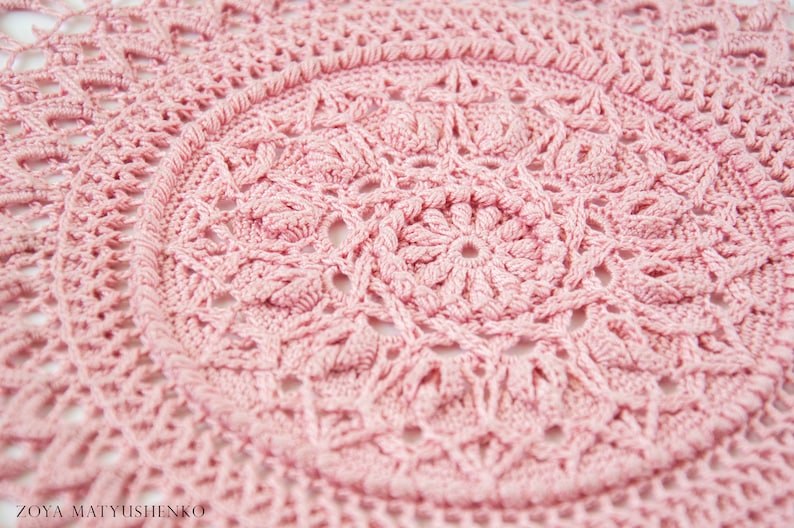 Pattern for crochet doily CIRI, Instant download image 3