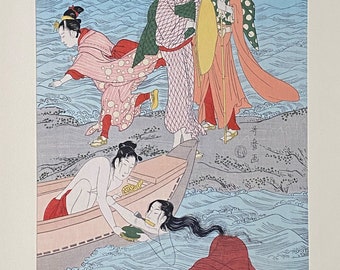 Utamaro, "Abalone Divers"