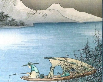 Large size, Japanese woodblock print, Kano Masanobu2