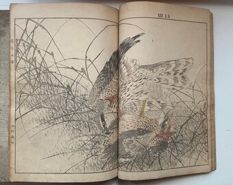 今尾景年『景年花鳥画譜』。 - Etsy 日本