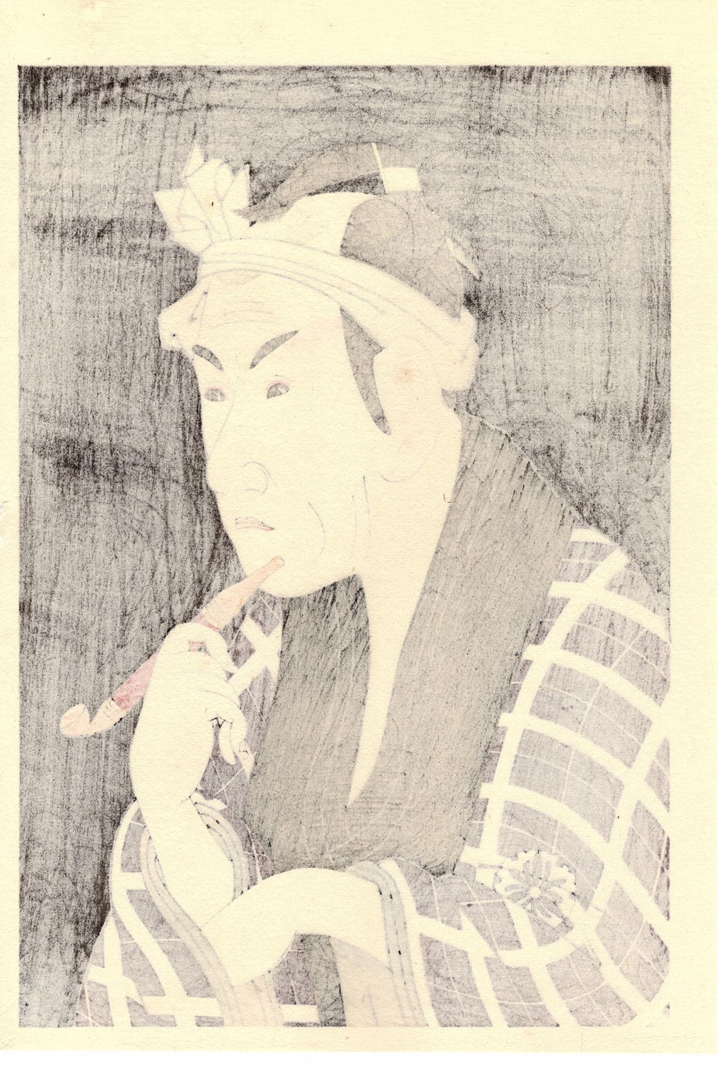 Japanese Ukiyo-e Woodblock Print, Sharaku, 