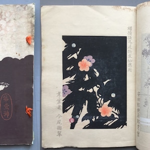 1939, Japanese Vintage Original Woodblock Print Design Book
