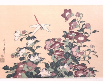 Japanese Ukiyo-e, Woodcut Print, Katsushika Hokusai, 