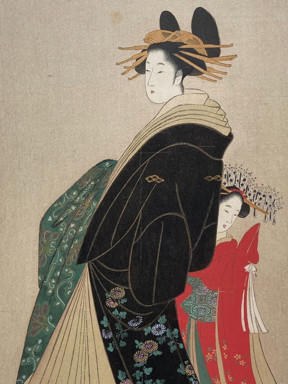 1906, Ukiyoe-ha-gashu, Japanese Ukiyoe, Woodblock Print, Choensai