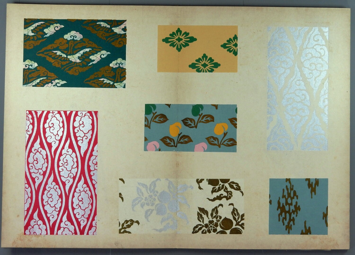 1939, Japanese Vintage Original Woodblock Print Design Book
