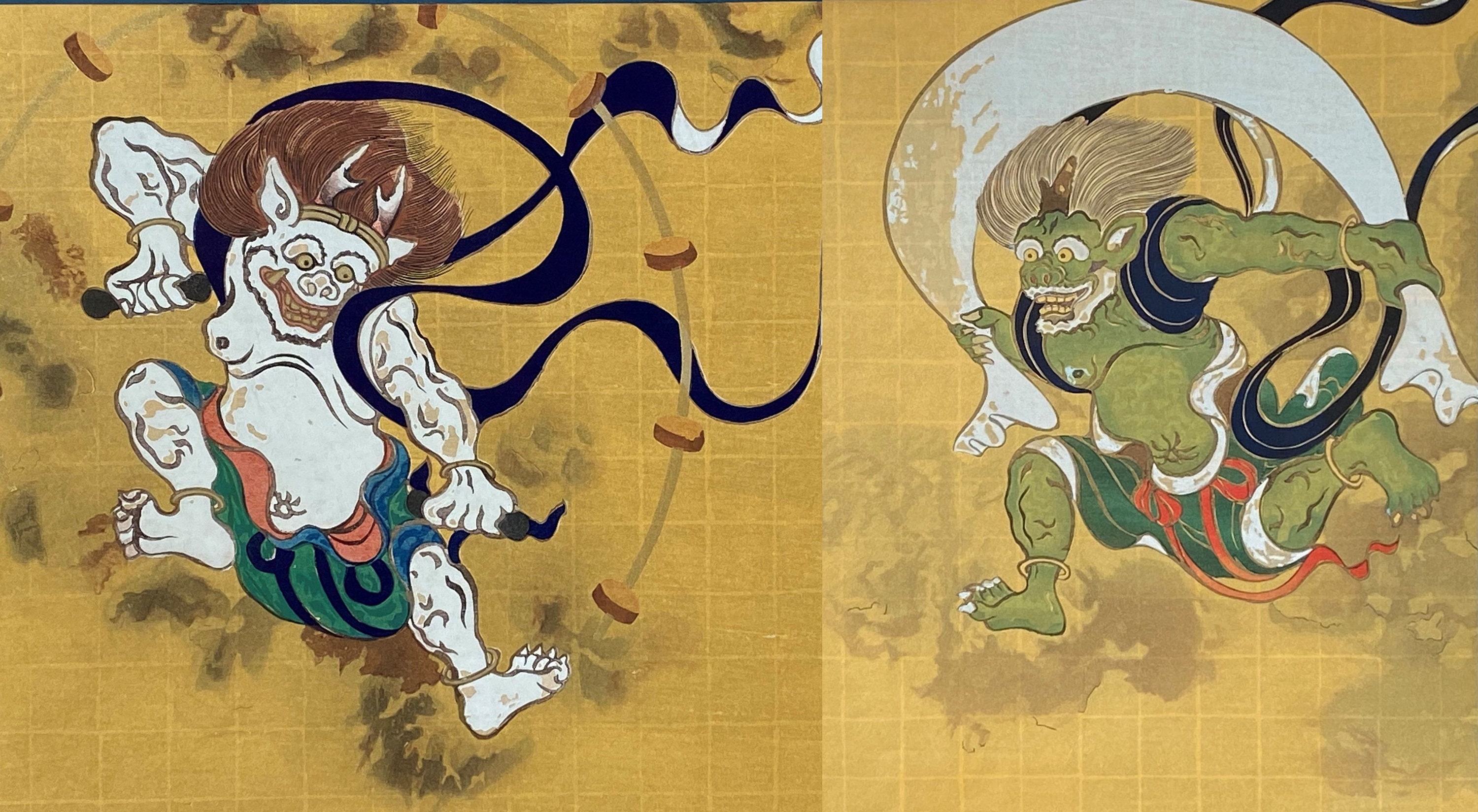 1983年、大判、俵屋宗達「風神雷神図」 - Etsy 日本
