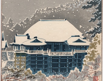 Tokuriki Tomikichiro, "Kiyomizudera".