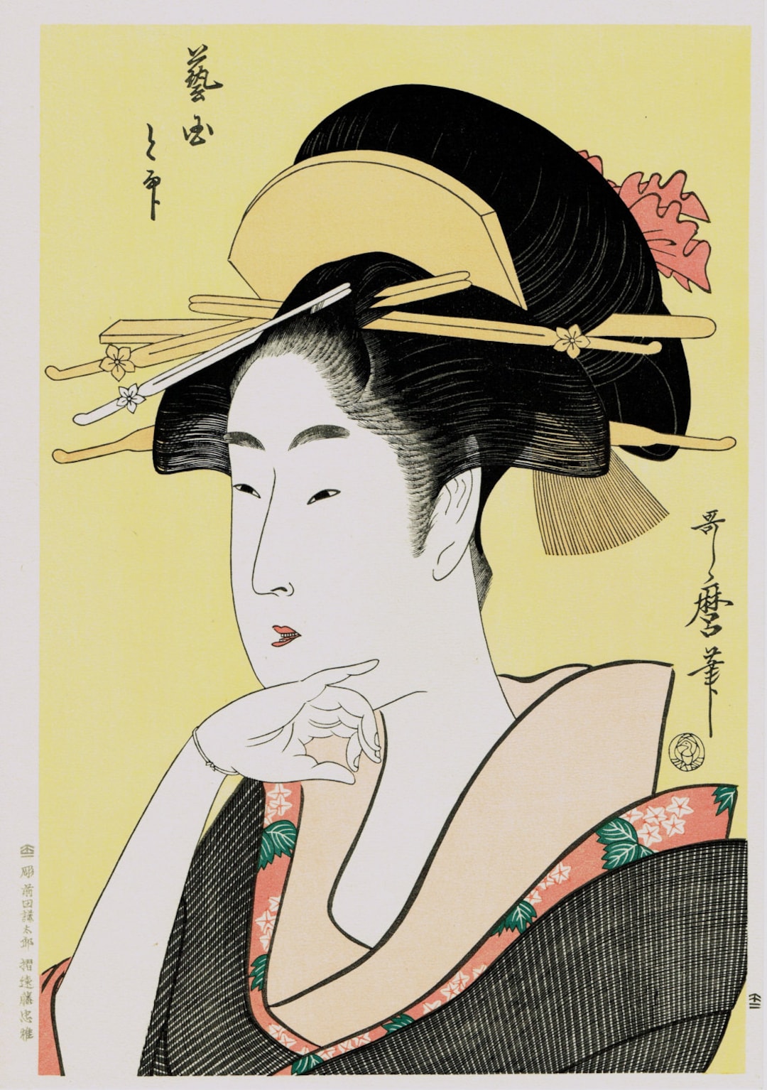 日本画 女性の肖像 版画　歌麿 il_1080xN.1144170000_3h12.jpg