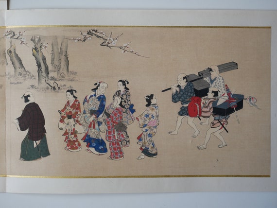 1906, Japanese Antique Woodblock Print, Miyagawa Choshun
