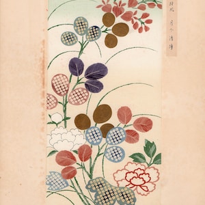 1937, Sugimura Kozan, Kimono Design.
