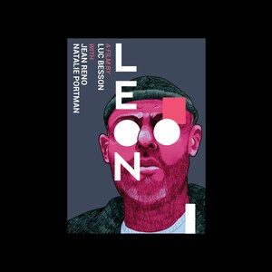 Leon alternative film poster (colour variant)