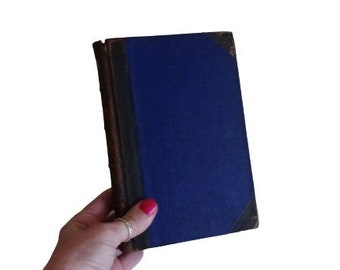 Conferencias sobre poetas británicos, 1857, libro antiguo de media piel